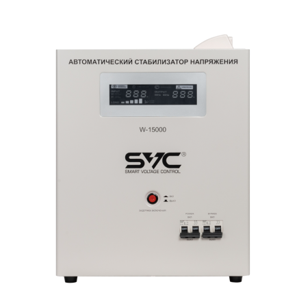 Стабилизатор напряжения SVC W-15000 (W-15000) белый