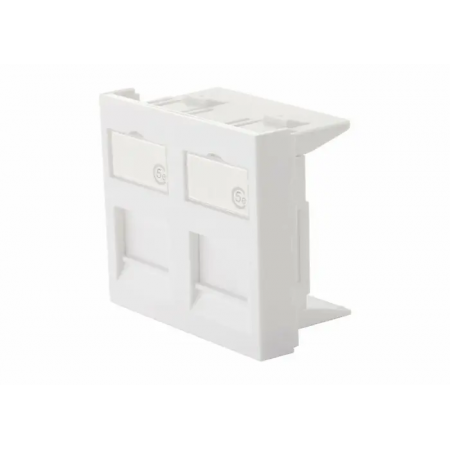 Лицевая панель EUROLAN 16H-45-03WT белый