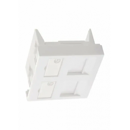 Лицевая панель EUROLAN 16H-45-03WT белый