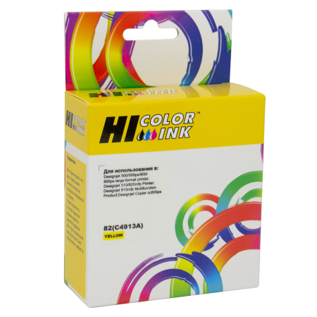 Картридж струйный Hi-Black HB-C4913A желтый