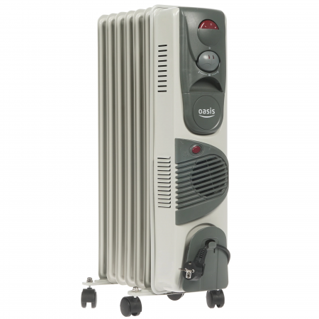 Масляный обогреватель Oasis BВ-15T серый