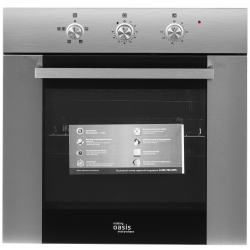 Электрический духовой шкаф Oasis D-MN5 (V) серебристый Электрический духовой шкаф Oasis D-MN5 (V) серебристый