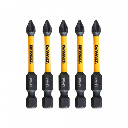 Бита DEWALT "EXTREME" IMPACT TORSION PH1 57мм 5шт. (DT7997T-QZ) черный Бита DEWALT "EXTREME" IMPACT TORSION PH1 57мм 5шт. (DT7997T-QZ) черный
