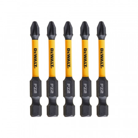 Бита DeWALT "EXTREME" PZ2 57мм 5шт. (DT7391T-QZ) черный