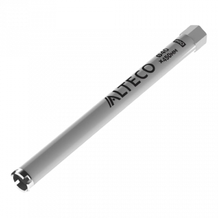 Алмазная коронка ALTECO Pro 40*450 серый
