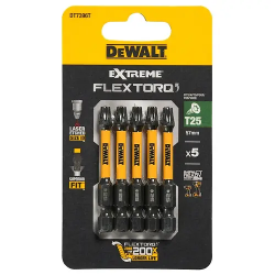 Бита DEWALT "EXTREME" IMPACT TORSION T25 57мм 5шт. (DT7396-QZ) черный
