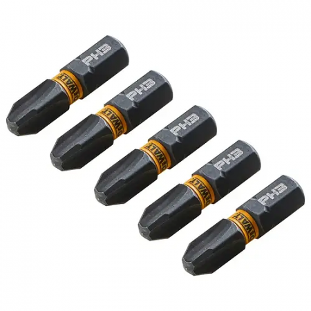 Бита DEWALT "EXTREME" IMPACT TORSION PH3 25мм 5шт. (DT7995T-QZ) черный Бита DEWALT "EXTREME" IMPACT TORSION PH3 25мм 5шт. (DT7995T-QZ) черный