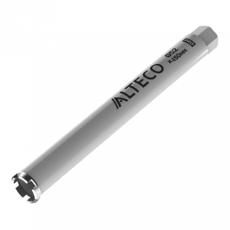 Алмазная коронка ALTECO Pro 52*450 серый