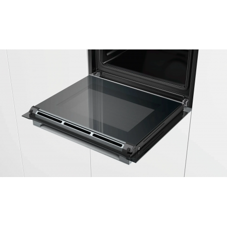 Электрический духовой шкаф Bosch HBG635BS1 серебристый