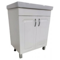 Тумба под раковину Орбита-4 Енисей Классик 60 NEW (OR-60-T-EKN) (С РАКОВИНОЙ) белый