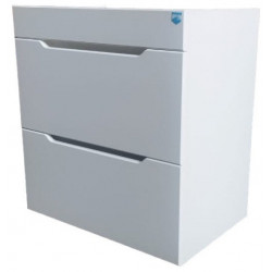 Тумба под раковину Орбита-4 Модерн 70 (MO7002DFMramBel) (БЕЗ РАКОВИНЫ) мрамор белый