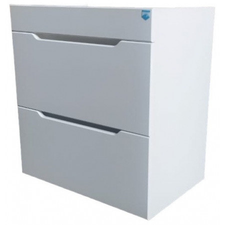 Тумба под раковину Орбита-4 Модерн 70 (MO7002DFMramBel) (БЕЗ РАКОВИНЫ) мрамор белый