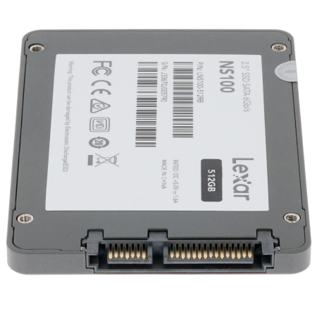 512 ГБ SSD диск Lexar NS100 (LNS100-512RB) черный