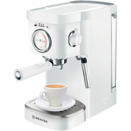 Кофеварка рожковая BRAYER BR1106 белый