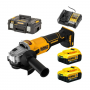 Угловая шлифмашина DeWalt DCG407M2T-QW желтый