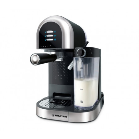 Кофеварка рожковая BRAYER BR1107 черный Кофеварка рожковая BRAYER BR1107 черный