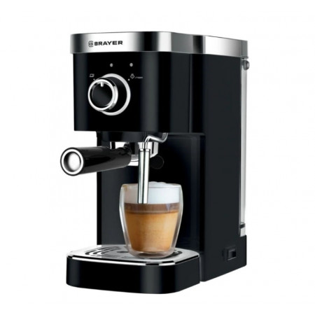 Кофеварка рожковая BRAYER 1100BR черный Кофеварка рожковая BRAYER 1100BR черный