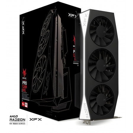 Видеокарта XFX Mercury AMD Radeon RX 9060 XT OC Gaming Edition (RX-96TMERCB9) 16 Гб черный