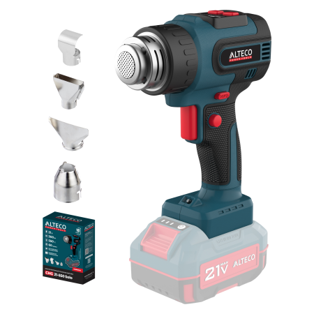 Строительный фен ALTECO CHG 21-550 Solo зеленый