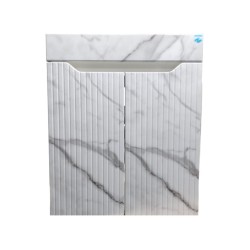 Тумба под раковину Орбита-4 Breeze 60 (MoGeVertBreeze6002DFMramBel) мрамор белый