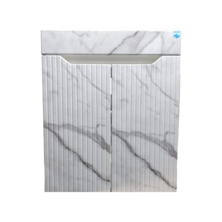 Тумба под раковину Орбита-4 Breeze 60 (MoGeVertBreeze6002DFMramBel) мрамор белый