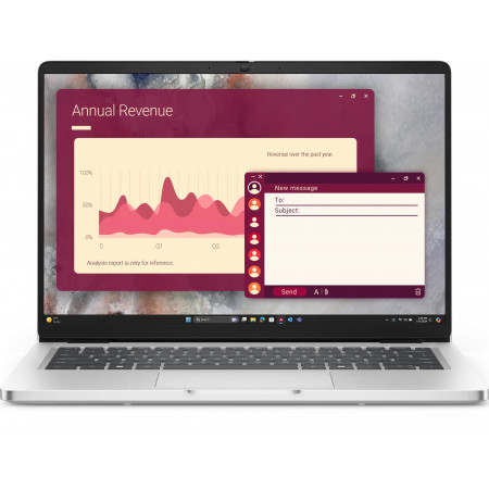 14" Ноутбук Dell Pro 14 PC14250 (210-BQHF_108) серебристый 14" Ноутбук Dell Pro 14 PC14250 (210-BQHF_108) серебристый