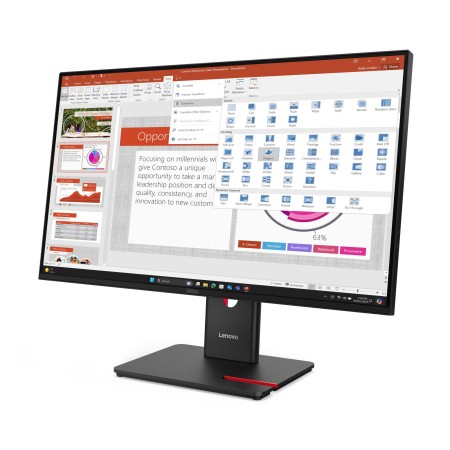 27" Монитор Lenovo ThinkVision T27-40 (64A5MAT6EU) черный