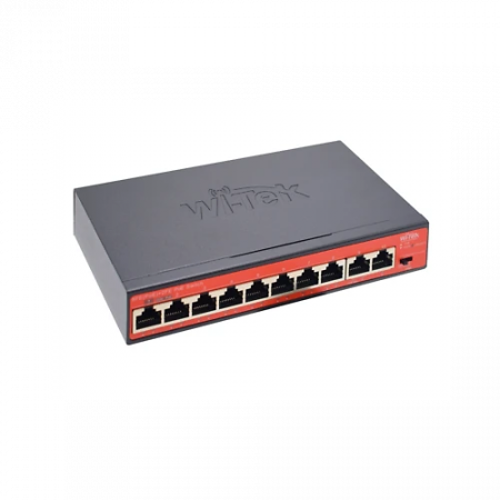 Коммутатор Wi-Tek WI-PS210 V3 черный