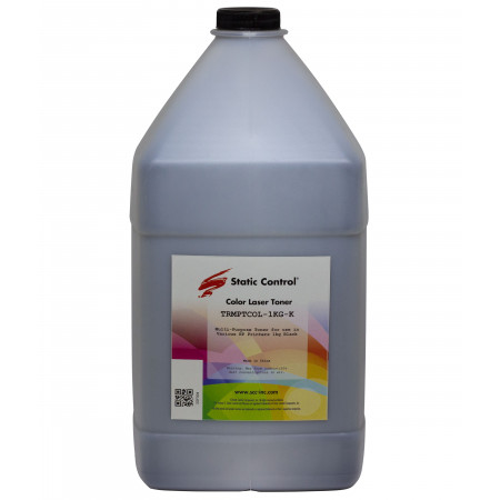 Тонер Static Control TRMPTCOL-1KG-K черный