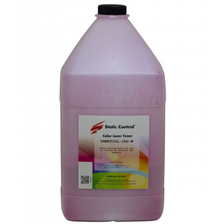 Тонер Static Control TRMPTCOL-1KG-M пурпурный