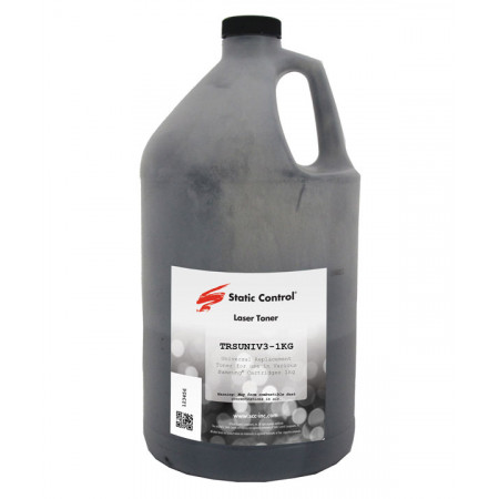 Тонер Static Control TRSUNIV3-1KG черный