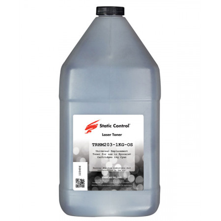 Тонер Static Control TRHM203-1KG-OS черный