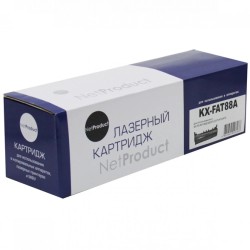 Тонер-картридж лазерный NetProduct N-KX-FAT88A черный