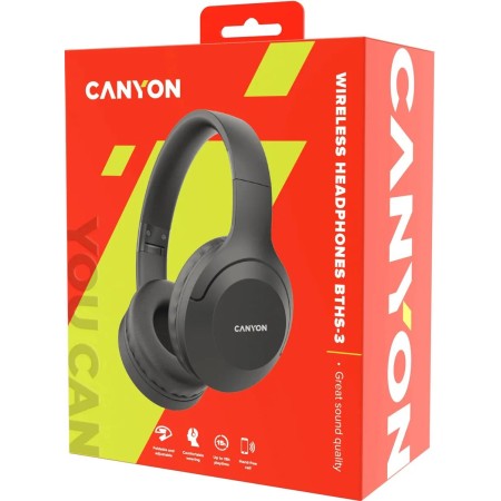Наушники Canyon BTHS-3 (CNS-CBTHS3DG) черный