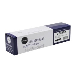 Тонер-картридж лазерный NetProduct N-CE312A желтый