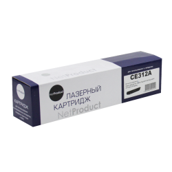 Тонер-картридж лазерный NetProduct N-CE312A желтый