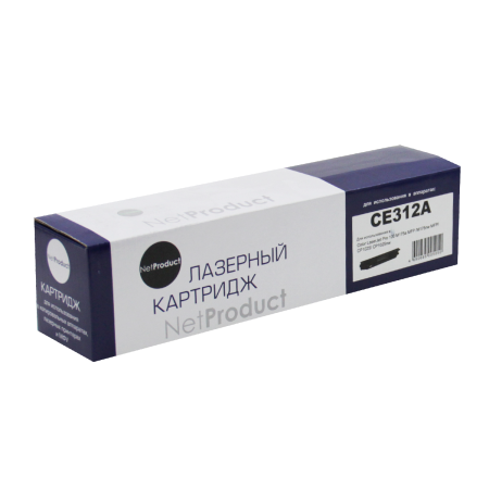 Тонер-картридж лазерный NetProduct N-CE312A желтый