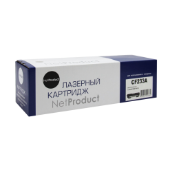 Тонер-картридж лазерный NetProduct N-CF233A черный