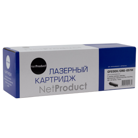 Тонер-картридж лазерный NetProduct N-CF230X/051H черный