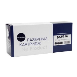 Картридж лазерный NetProduct N-CC531A/CE411/CF381/718 голубой