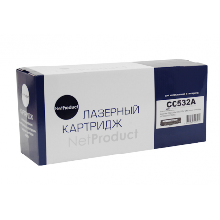 Картридж лазерный NetProduct N-CC532A/CE412/CF382/718 желтый