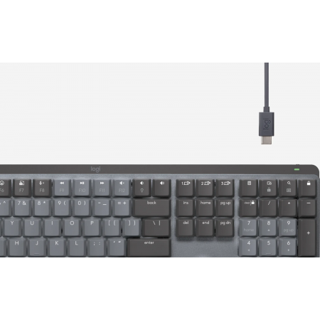 Клавиатура беспроводная Logitech MX Mechanical (920-010757) графитовый