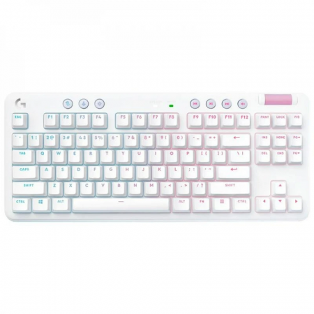 Клавиатура беспроводная + проводная Logitech G715 TKL LIGHTSPEED (920-010464) белый