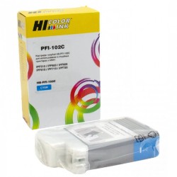 Картридж струйный Hi-Black HB-PFI-102C голубой (без чипа)