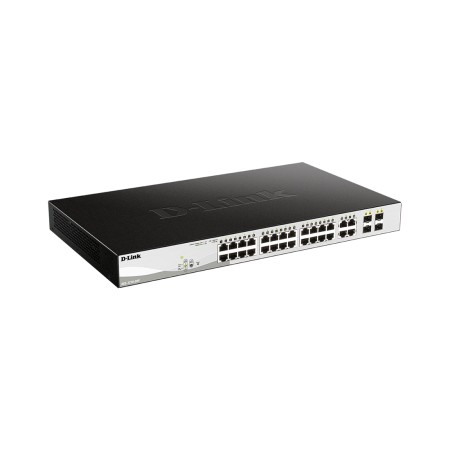 Коммутатор D-Link DGS-1210-28P/FL2A черный