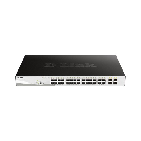 Коммутатор D-Link DGS-1210-28P/FL2A черный