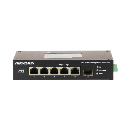 Коммутатор Hikvision DS-3T0306HP черный