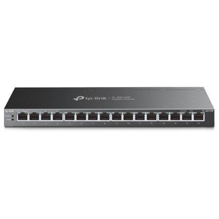 Коммутатор Tp-Link TL-SG116P черный