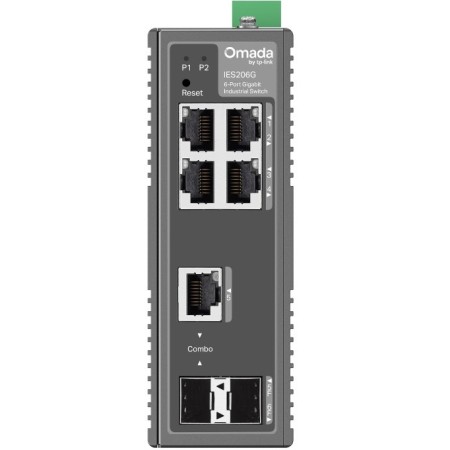 Коммутатор TP-Link IES206G серый