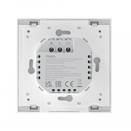 Выключатель однополосный Aqara switch single-strip белый